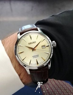 سیکو اتوماتیک چرمی پرساژ